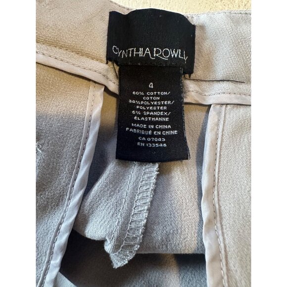 Cynthia Rowley tan size 4 pants - Picture 3 of 7
